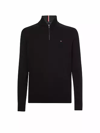 TOMMY HILFIGER | Pull Troyer | schwarz